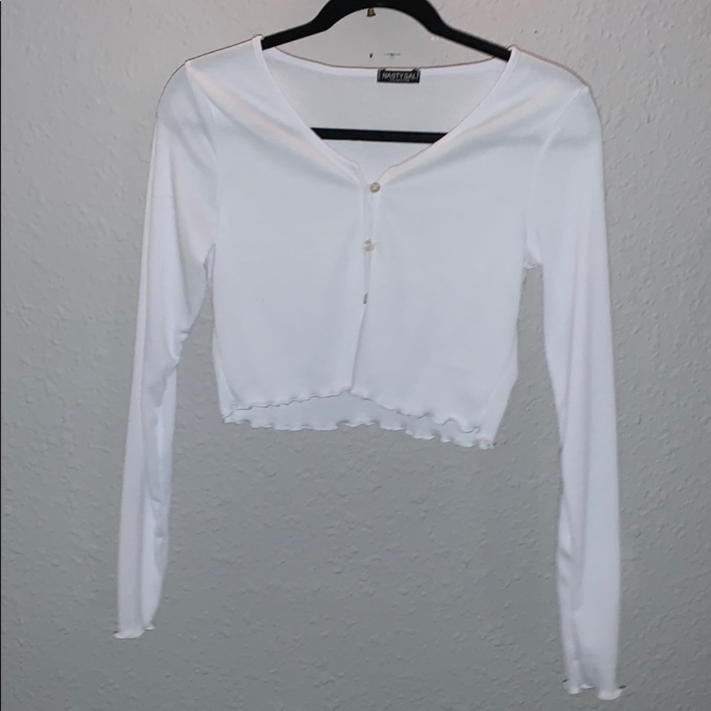 Nasty gall button top
